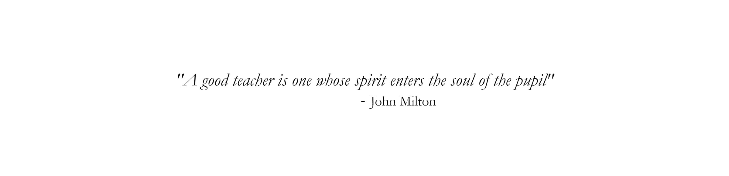 John Milton quote