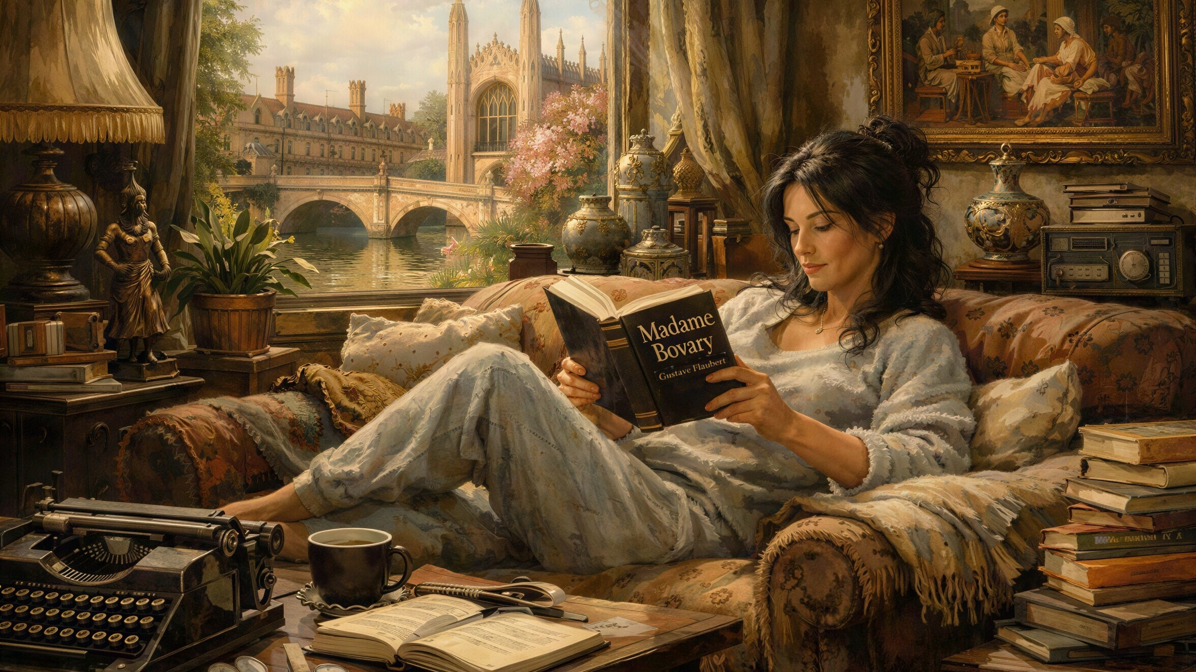 Reading, AI Art generated by The New Place
